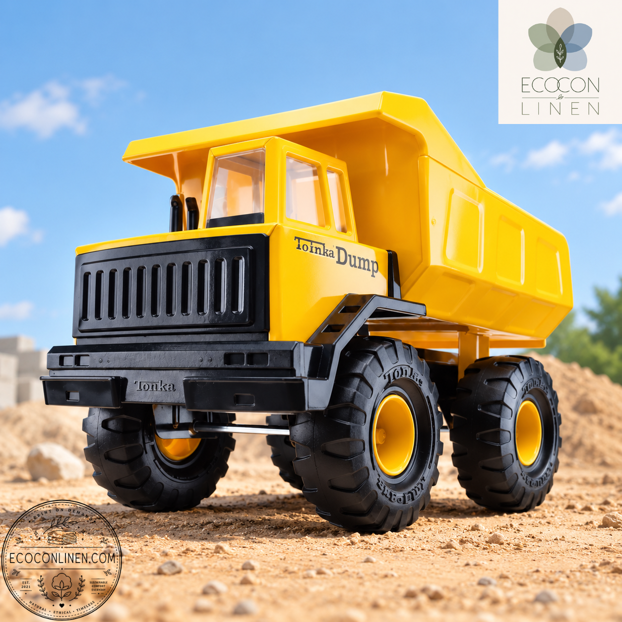 Mighty Tonka Yellow Dump Truck