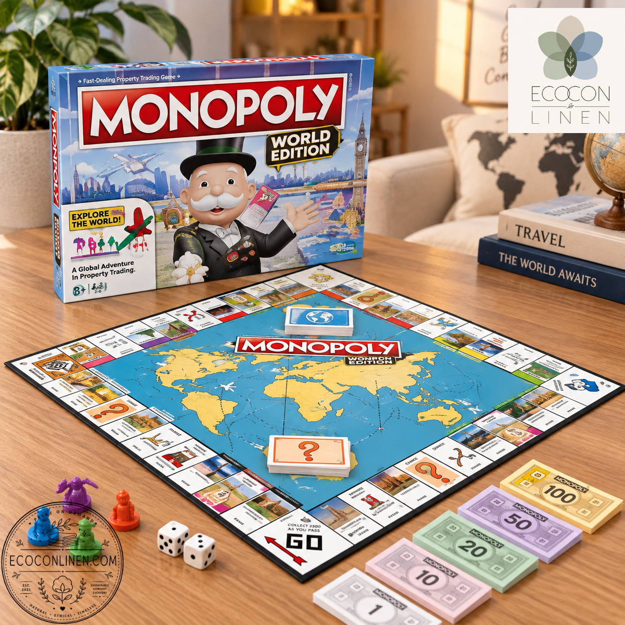 Monopoly World Edition Board Game