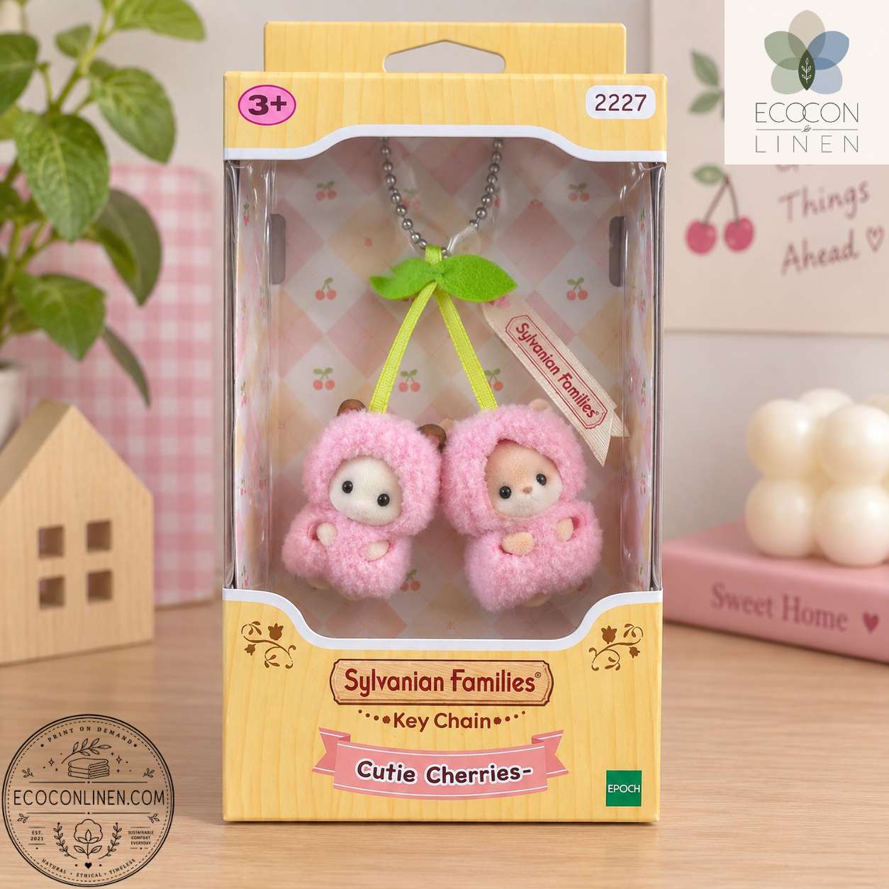 Sylvanian Families Cutie Cherries Keychain Accessory