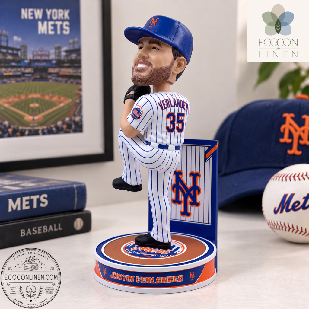 1 Justin Verlander New York Mets Hero Series Bobblehead MLB Baseball
