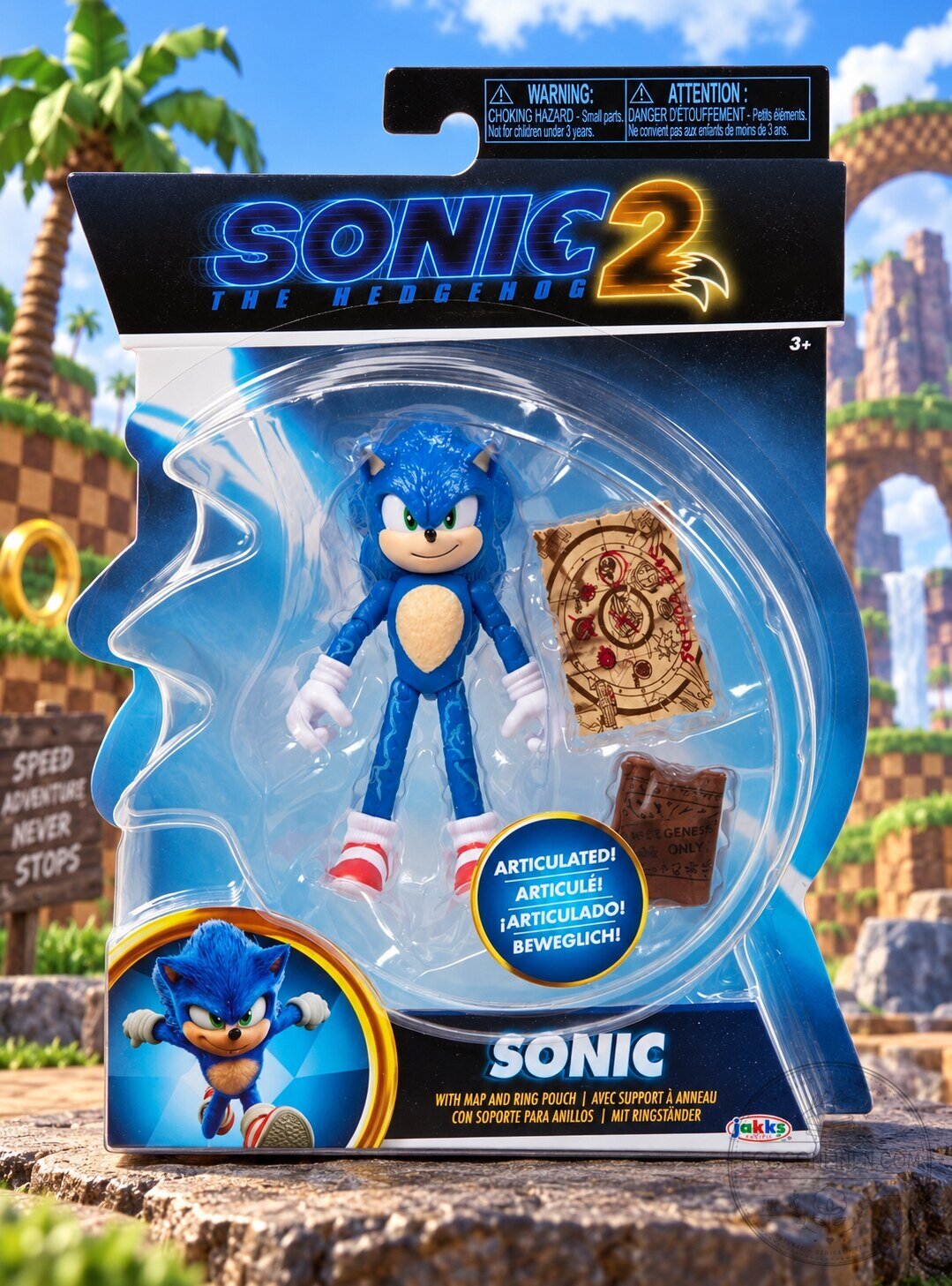 Sonic the Hedgehog 2 The Movie 4" Action Figure Collection