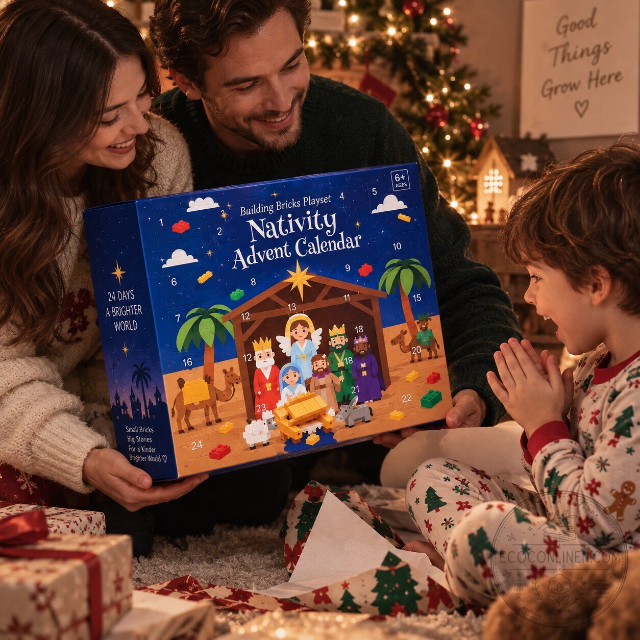 Nativity Advent Calendar Building Bricks Playset – 24-Day Christmas Countdown Set 11 Nativity Advent Calendar Building Bricks Playset – 24-Day Christmas Countdown Set