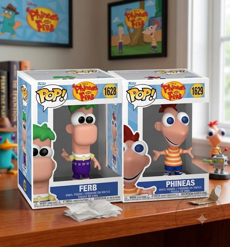 Funko Pop! Disney: Phineas and Ferb 2-Pack - Phineas & Ferb