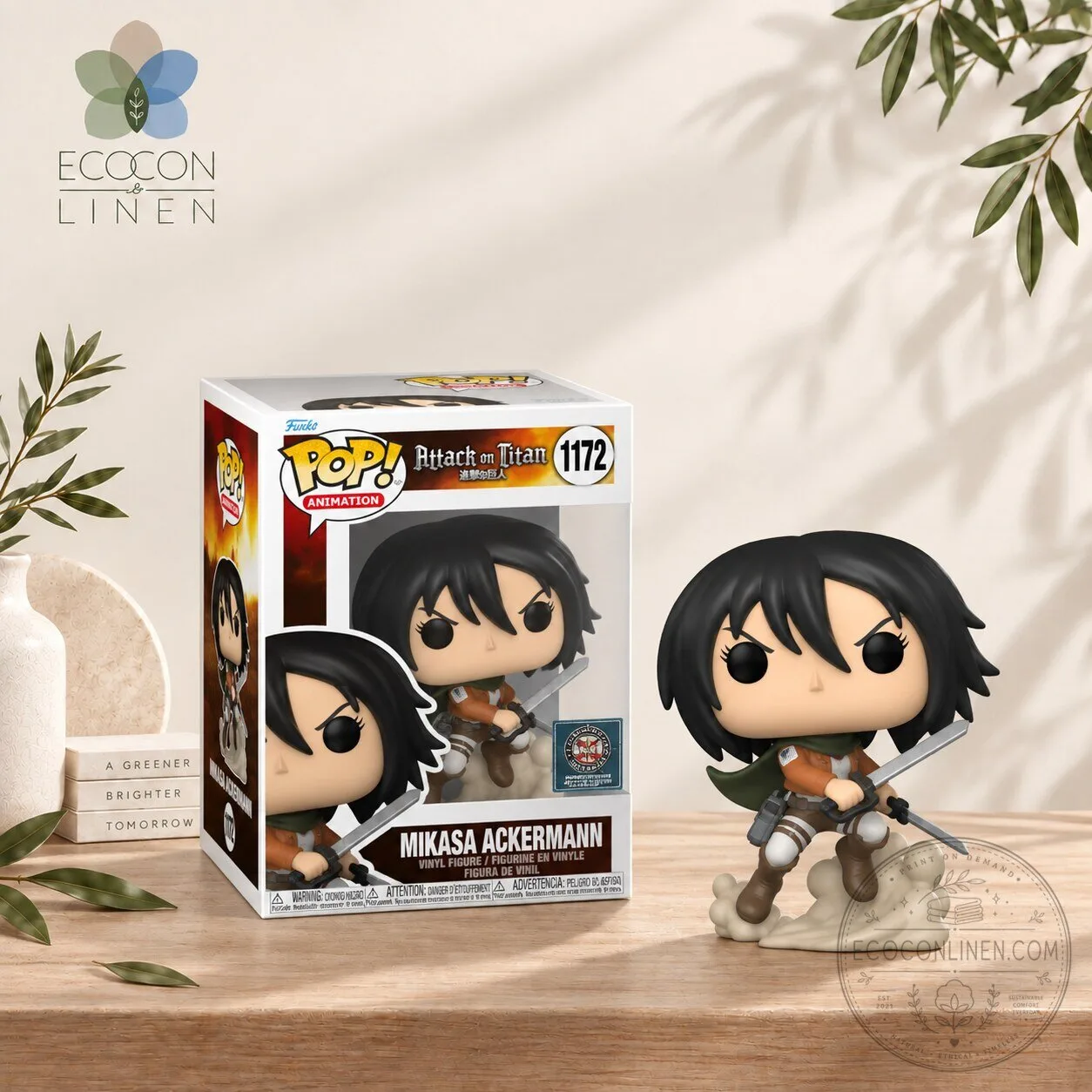 Mikasa Funko Pop Attack on Titan Ackermann Anime Collectible Figure