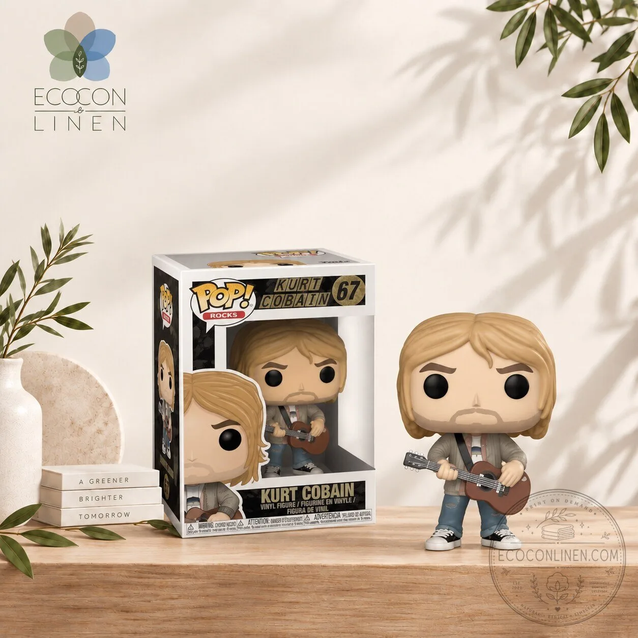 Kurt Cobain Funko Pop Rocks Nirvana Collectible Figure