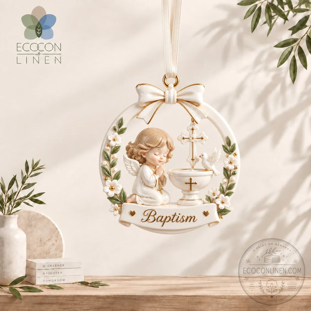 Baptism Angel Ornament 4 Baptism Angel Ornament