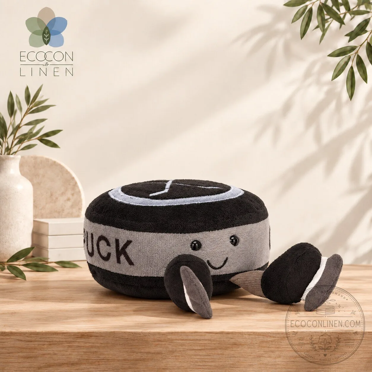 Jellycat Amuseables Sports Ice Hockey Puck Plush