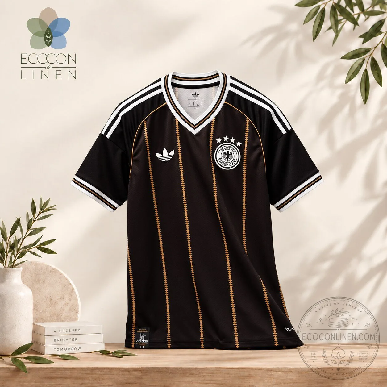 Adidas Germany 2026 Farewell Jersey – Black & Gold Third Kit