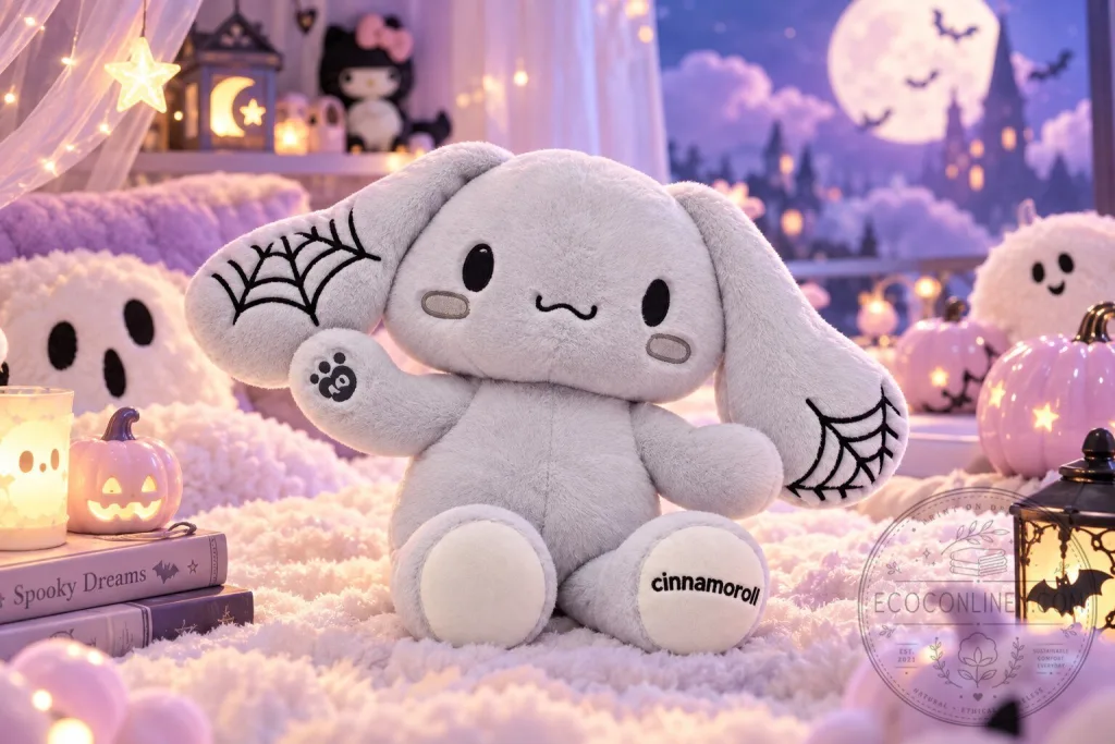 Sanrio Cinnamoroll Spooky Webs Halloween Plush 2026 Sanrio Cinnamoroll Spooky Webs Halloween Plush 2026