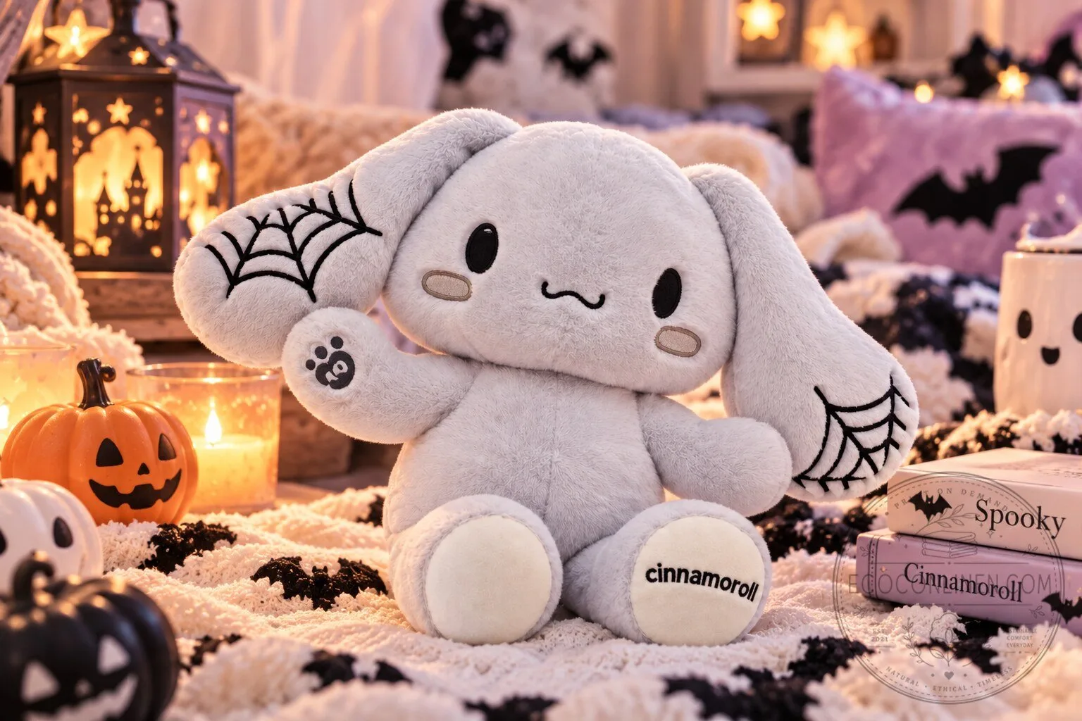 Sanrio Cinnamoroll Spooky Webs Halloween Plush 2026 9 Sanrio Cinnamoroll Spooky Webs Halloween Plush 2026