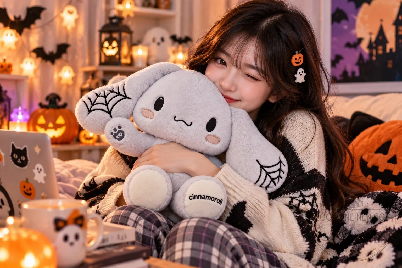 Sanrio Cinnamoroll Spooky Webs Halloween Plush 2026 11 Sanrio Cinnamoroll Spooky Webs Halloween Plush 2026