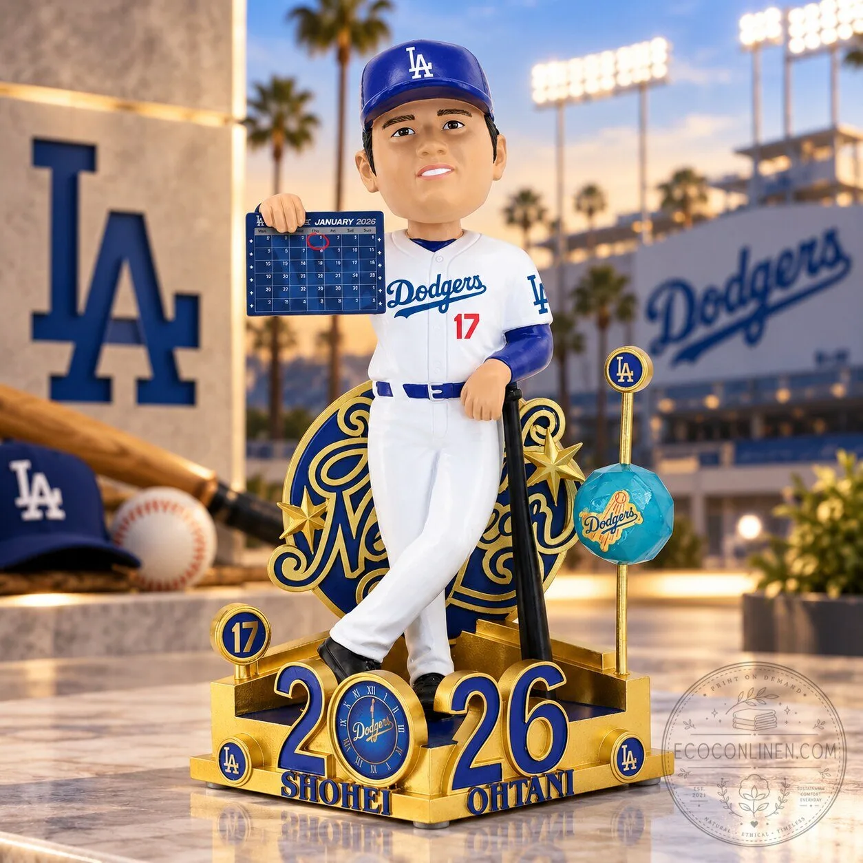 Shohei Ohtani Los Angeles Dodgers 2026 New Year's Eve Bobblehead