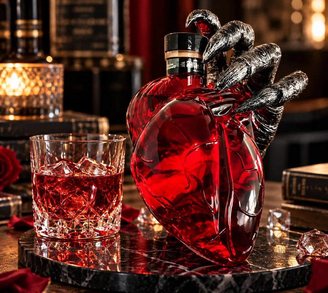 Sangre de Vida Anatomical Heart Bottle Gothic Claw Collector Edition