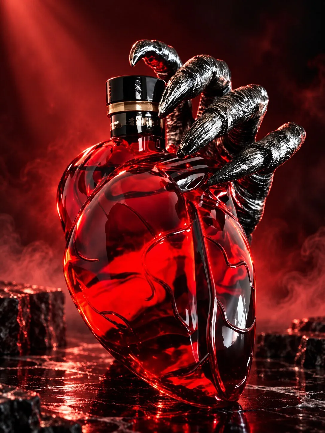 Sangre de Vida Anatomical Heart Bottle Gothic Claw Collector Edition 9 Sangre de Vida Anatomical Heart Bottle Gothic Claw Collector Edition